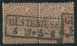 Norddeutscher Postbezirk NDP 1869 1 Gr. 16 (2) Mit PR-Ra2-Stempel GÜSTEBIESE - Usati