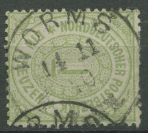 Norddeutscher Postbezirk NDP 1869 1 Kreuzer 19 Mit K1-Stempel WORMS - Usati