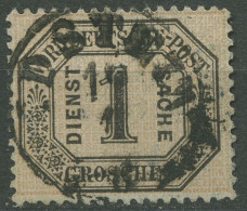 Nordd. Postbezirk NDP Dienstmarke 1870 1 Gr. D 4 Mit T&T-K1-Stempel IDSTEIN - Used
