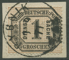 Nordd. Postbezirk NDP Dienstmarke 1870 1 Gr. D 4 Mit K1-Stempel RYBNIK - Gebraucht