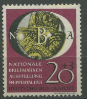 Bund 1951 Ausstellung Wuppertal 142 Postfrisch, Etwas Fleckig (R81080) - Unused Stamps