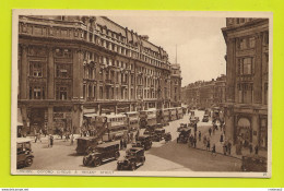 LONDON LONDRES Oxford Circus & Regent Street BUS à étage Autos Cars Anciennes VOIR DOS - Autres & Non Classés