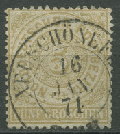 Norddeutscher Postbezirk NDP 1869 5 Groschen 18 Mit SA-K2-Stempel NEUSCHÖNEFELD - Usati