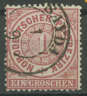 Norddeutscher Postbezirk NDP 1869 1 Groschen 16 Mit SA-K2-Stempel SAYDA - Usados