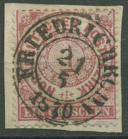 Norddeutscher Postbezirk NDP 1869 1 Groschen 16 Mit T&T-K2-Stempel FRIEDRICHRODA - Usados