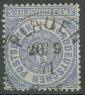 Norddeutscher Postbezirk NDP 1869 2 Groschen 17 Mit K1-Stempel PLAUEN - Usati