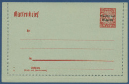Bayern 1919 Volksstaat Kartenbrief K 9 Ungebraucht (X40955) - Postwaardestukken