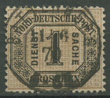 Nordd. Postbezirk NDP Dienstmarke 1870 1 Gr. D 4 Mit K1-Stempel BATTENBERG - Usati