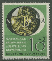 Bund 1951 Briefmarken-Ausstellung Wuppertal 141 Mit Neugummierung (R81076) - Ungebraucht