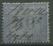 Nordd. Postbezirk NDP 1869 Innendienst 30 Groschen, 26 Mit Federzugentwertung - Used