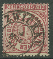 Norddeutscher Postbezirk NDP 1869 1 Groschen 16 Mit SA-K2-Stempel ZWICKAU - Oblitérés