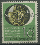 Bund 1951 Ausstellung Wuppertal 141 Gestempelt, Kl. Zahnfehler (R81083) - Usados
