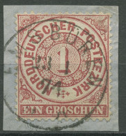 Norddeutscher Postbezirk NDP 1869 1 Groschen 16 Mit K1-Stempel EMSBÜREN - Oblitérés