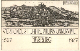 Marburg - 400 Jahre Philipps Universität 1927 - Marburg
