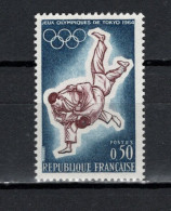 France 1964 Olympic Games Tokyo, Judo Stamp MNH - Verano 1964: Tokio