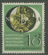 Bund 1951 Ausstellung Wuppertal 141 Mit Wellenstempel (R81085) - Gebruikt