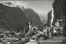 10815180 Lauterbrunnen BE Lauterbrunnen Staubbach Jungfrau Kirche  * Lauterbrunn - Autres & Non Classés