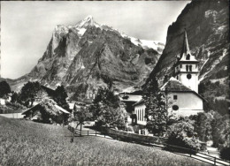 10815167 Grindelwald Grindelwald Wetterhorn Kirche  * Grindelwald - Autres & Non Classés