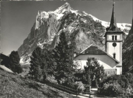 10815152 Grindelwald Grindelwald Kirche Wetterhorn X Grindelwald - Autres & Non Classés