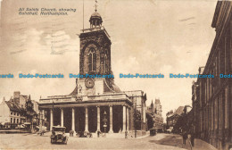 R098667 All Saints Church. Showing Guildhall. Northampton. 1935 - World