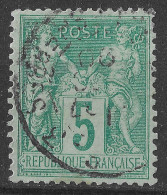 Lot N°80 N°75, Oblitéré Cachet à Date PARIS 03 Bd MALESHERBE - 1876-1898 Sage (Tipo II)