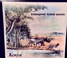 KENYA 1985 - Bloc Mi Bl 26 YT BF 8 - Endangered Animal Species Mammifère Mammal Mamífero Saügetier - Andere & Zonder Classificatie