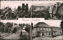 Jonsdorf Die Nonnenfelsen, Hennigsäule, Kurverwaltung, Fremdenhof Kretscham 1962 - Jonsdorf