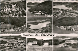 Waldeck (am Edersee) Schloß Waldeck, Sperrmauer, Edersee, Campingplatz Uvm. 1968 - Waldeck