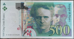 Billet De 500 Francs Pierre Et Marie CURIE 1994 FRANCE S030135920 - 500 F 1994-2000 ''Pierre En Marie Curie''