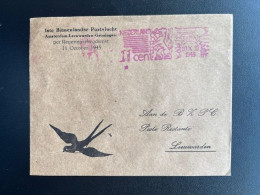 NETHERLANDS 1945 FIRST INLAND POSTAL FLIGHT AMSTERDAM TO LEEUWARDEN 11-10-1945 NEDERLAND BZPC - Cartas & Documentos