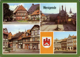 Wernigerode Klintgasse, Rathaus Am Markt Haus, Fußgängerzone Breite Straße G1987 - Otros & Sin Clasificación