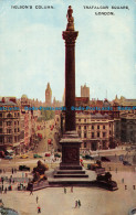 R099799 Nelsons Column. Trafalgar Square. London. Valentine. Valesque - Other & Unclassified