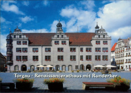 Ansichtskarte Torgau Rathaus (Renaissance) 1995 - Torgau