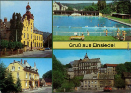 Einsiedel-Chemnitz Rathaus, Freibad, Café  Oberschule "Carl Von Ossietzky" 1986 - Chemnitz
