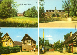 Bad Köstritz 1. Schloßpark, 2. Sanatorium, 3. HOG Frosch, 4. VEB SChwarzbier - Brauerei 1975/1974 - Bad Koestritz