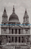 R098708 London. St. Pauls Cathedral. West Front. Silverette. 1551. Tuck. 1905 - Autres & Non Classés