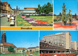 Dresden Altmarkt, Glasbrunnen Am Pirnaischen Platz, Rathaus, Prager Straße G1978 - Dresden