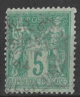 Lot N°82 N°75, Oblitéré Cachet à Date PARIS_68 Bd ROCHECHOUART - 1876-1898 Sage (Tipo II)