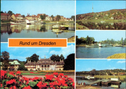 Dresden Laubbegast - Fähre, Pillnitz - Bergpalais, Wachwitz G1985 - Dresden