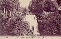 (39). Poligny. Ed BF. 77 Cascade De Vaux écrite 1929 Ambulant - Poligny