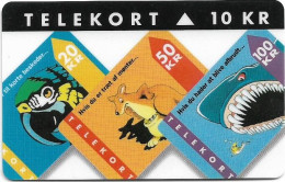 Denmark - KTAS - New Definitive Phonecards - TDKP033 - 08.1993, 10kr, 3.500ex, Used - Denmark