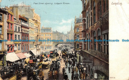 R098748 Fleet Street Showing Ludgate Circus. London. Hartmann - Other & Unclassified
