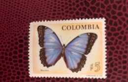 COLOMBIE 1976 Neuf MNH YT 693 Farfalle Papillons Butterflies Mariposas Schmetterlinge - Vlinders