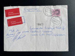 NETHERLANDS 1982 EXPRESS LETTER WEESP TO AMSTERDAM 13-08-1982 NEDERLAND EXPRES - Lettres & Documents