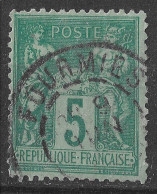 Lot N°86 N°75, Oblitéré Cachet à Date NORD FOURMIE - 1876-1898 Sage (Tipo II)