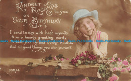 R099178 Kindest Regards To You On Your Birthday. I Send Today With Best Regards - World