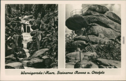 Ansichtskarte Wernigerode Steinerne Renne Und Ottofelsen 1955 - Otros & Sin Clasificación