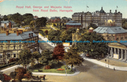 R099917 Royal Hall. George And Majestic Hotels From Royal Baths. Harrogate. 1932 - World