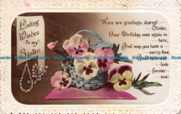 R099927 Loving Wishes To My Sister. Here Are Greetings Dearest Sister. 1935 - World