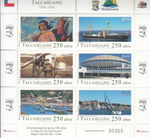 2014 Chile Talcahuano Aviation Boats Sailing Souvenir Sheet MNH - Chili